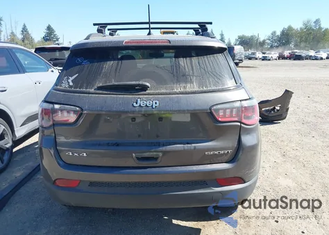 2018 Jeep Compass Sport 4X4 z USA, uszkodzony, nr VIN 3C4NJDAB3JT176569